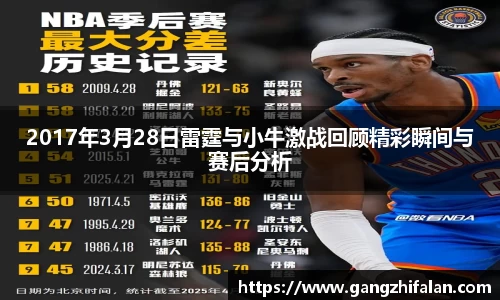 2017年3月28日雷霆与小牛激战回顾精彩瞬间与赛后分析